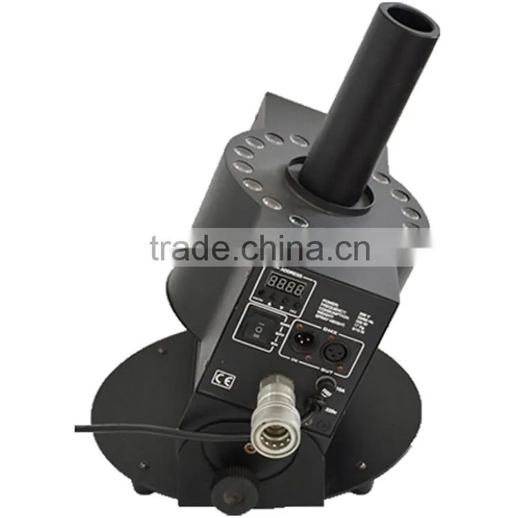 DMX512 Cryo FX Blast 5m Black Hose 3in1 RGB 18*3w CO2 Cold Ice Fog Smoke Machine 250w LED CO2 Jet Cannon