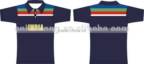 Healong Custom Team Name And Number India Cricket Jersey 2016
