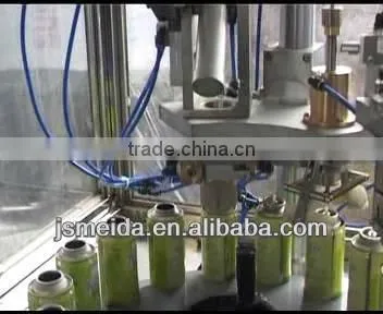 aerosol spray filling machine