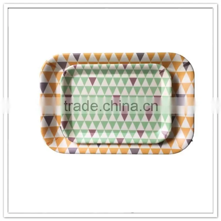 Houseware and tableware melamine sandwich tray