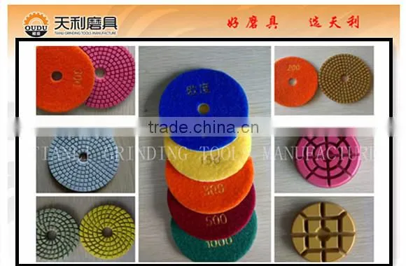 sharpen diamond resin bond grinding pad