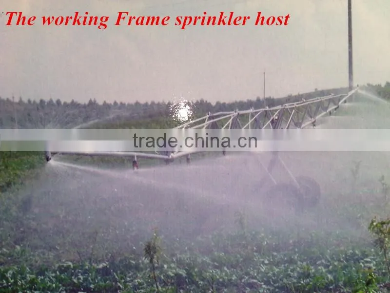 Self-propelled moving irrigation system