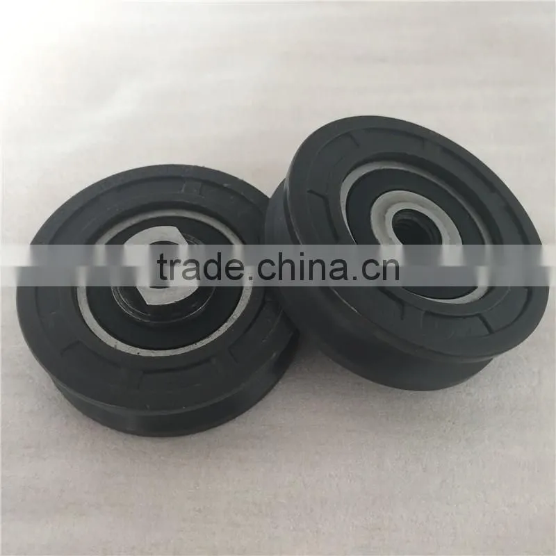black 100*18*6204 escalator step chain roller