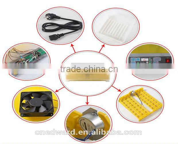 HHD 96% Hatching Rate Cheap and High Quality Chicken Duck Goose Parrot Small Birds Ostrich Egg Incubator Hatching 50 Eggs