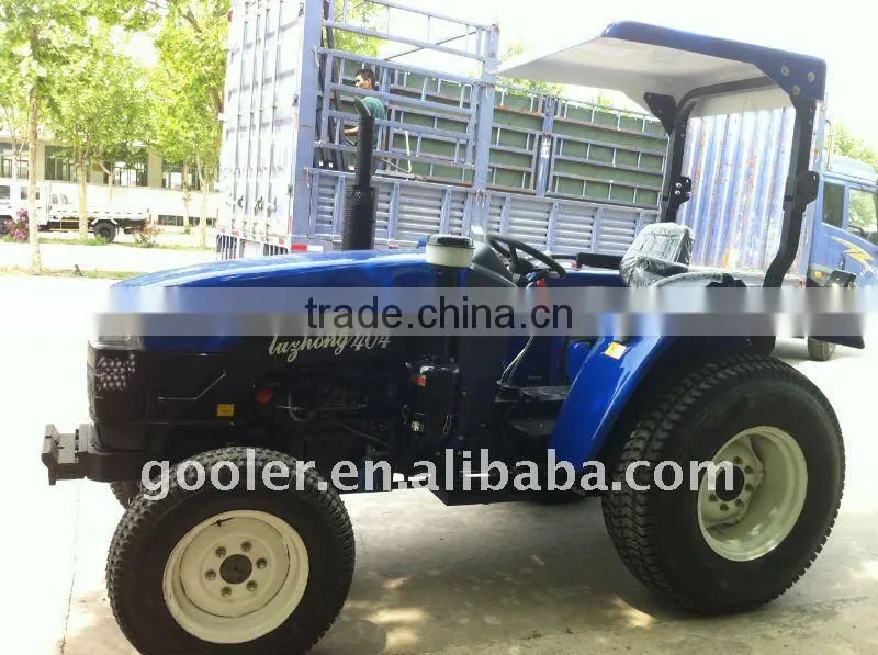 Middle LZ404 4WD 40HP hinomoto/ford tractor with Turf tyre, add 4in1 loader