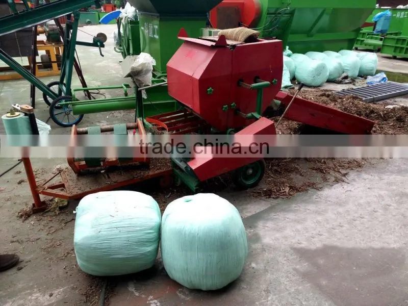 Round silage packing machine corn silage machine