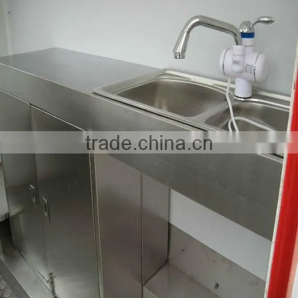 Used truck trailer mobile food trailer with wheels with CE approved