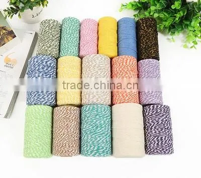 2mm 100% twisted cotton cord