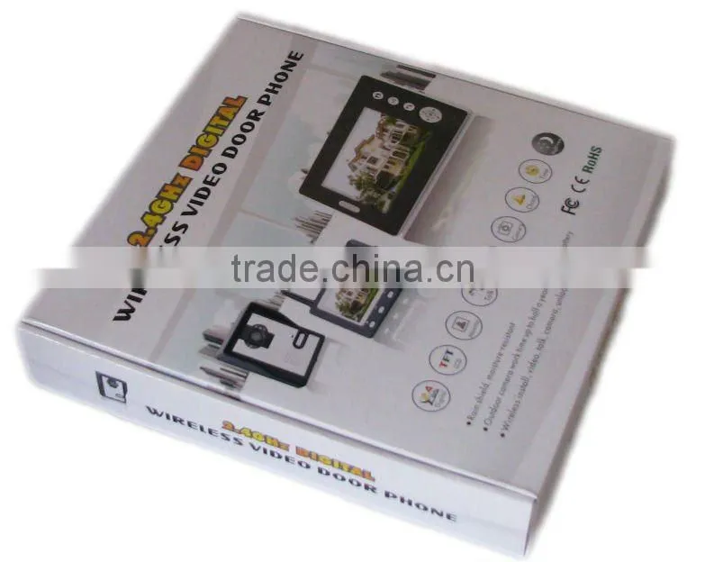 7" Large Screen Video Door Phone Wireless Intercom