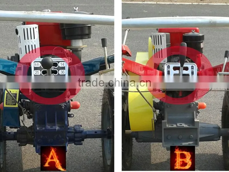 2WD mini walking tractor hot selling MOQ 1 PC