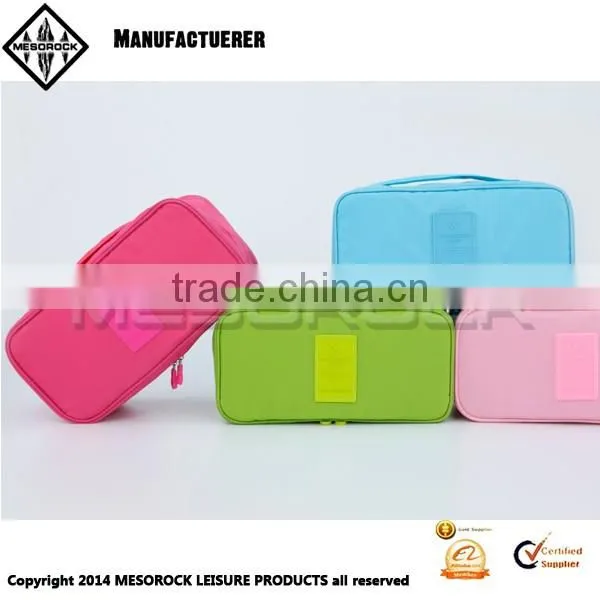 New design colorful waterproof travel organizer travel storage bag bra wash bag