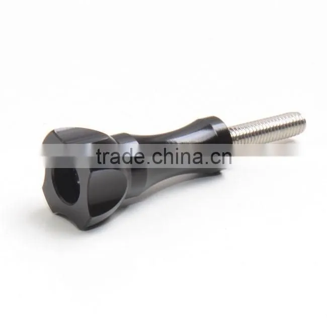CNC machined Alu Long Thumb Knob Screw Bolt for Gopros