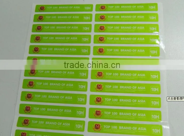 High Quality eco-friendly custom 3m label sticker printing