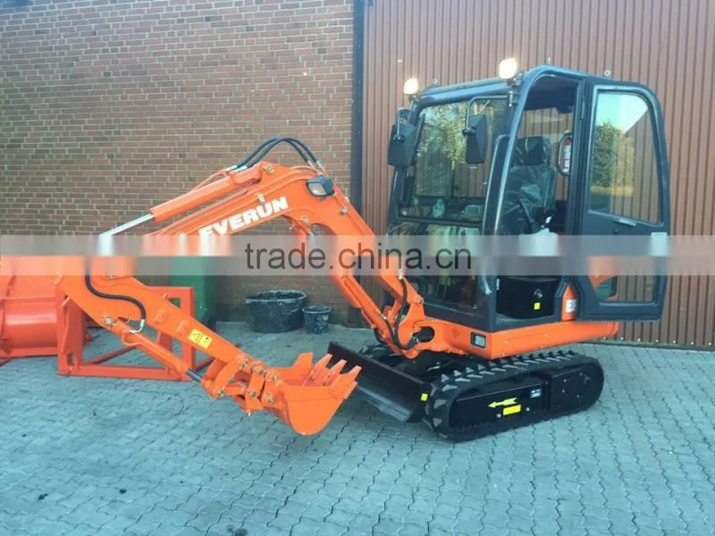 Everun brand ER18 mini Excavator with CE certificate