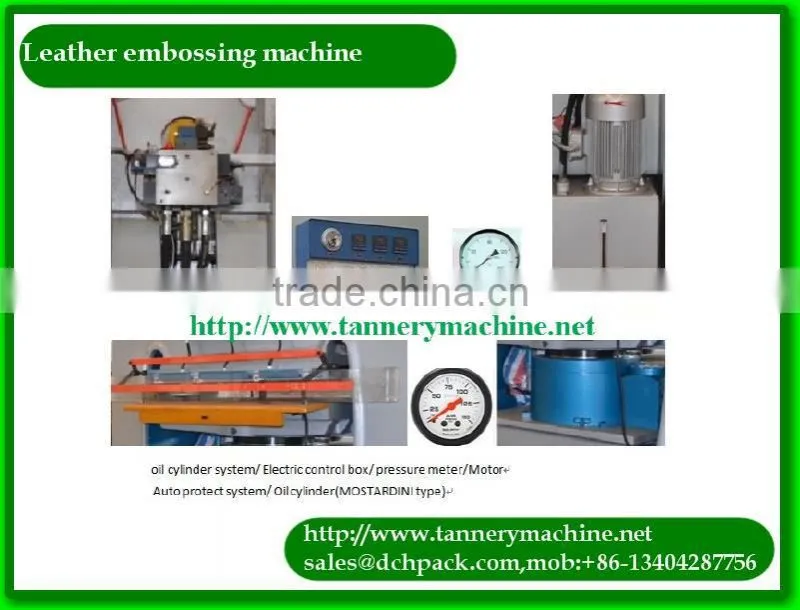 leather embossing machine used for sale