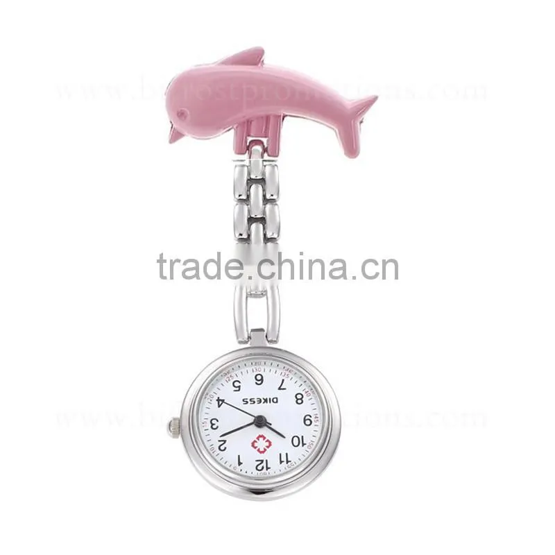 Dolphin Cheap Promotions Brooch Pocket Nurse Watch