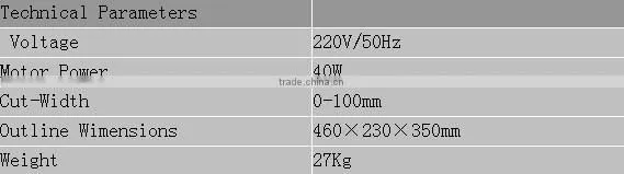 Table Top Manual Fed Leather Splitting Machine