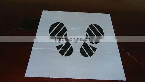 low price! professional disposable clear plastic car foot mat covers