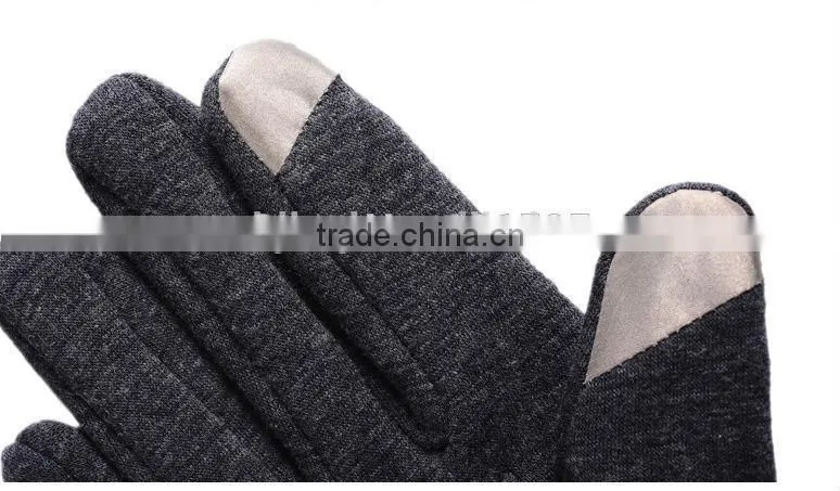 soft warn men golves for touch screen smart mobile phone