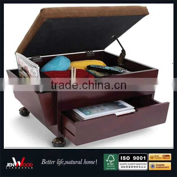 oak finish pull out drawer rolling storage boxes wood