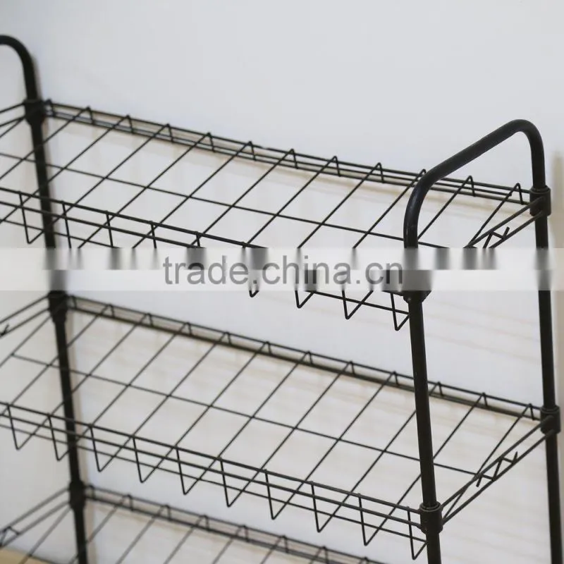 3 tiers metal wire shoes rack nd shoes storage organize