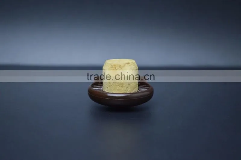 Plastic cap with wooden cork for glass bottle custom design stopper