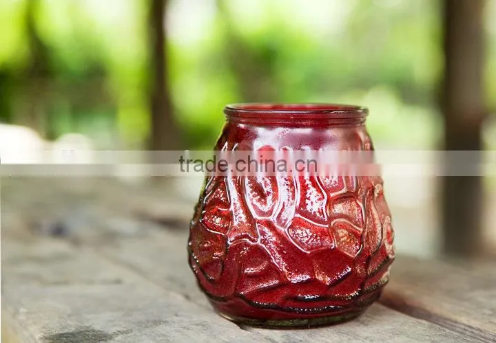 New Style Glass Candle Holder, Wooden Decoration Glass Candlestick
