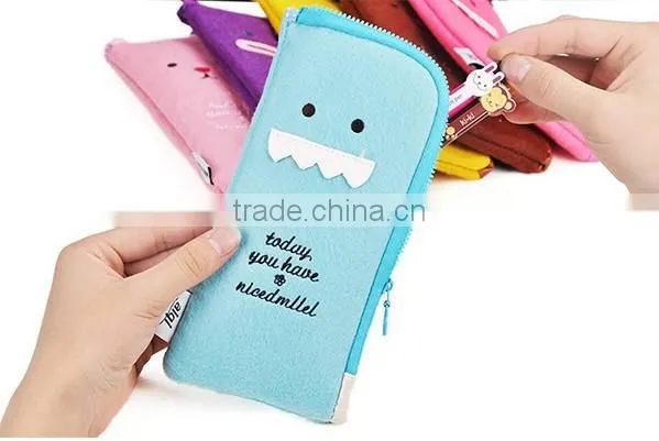 Felt Exquisite expression Pencil case