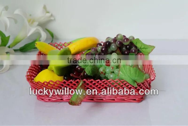 Wholesale Cheap water fir wood chip fruit basket