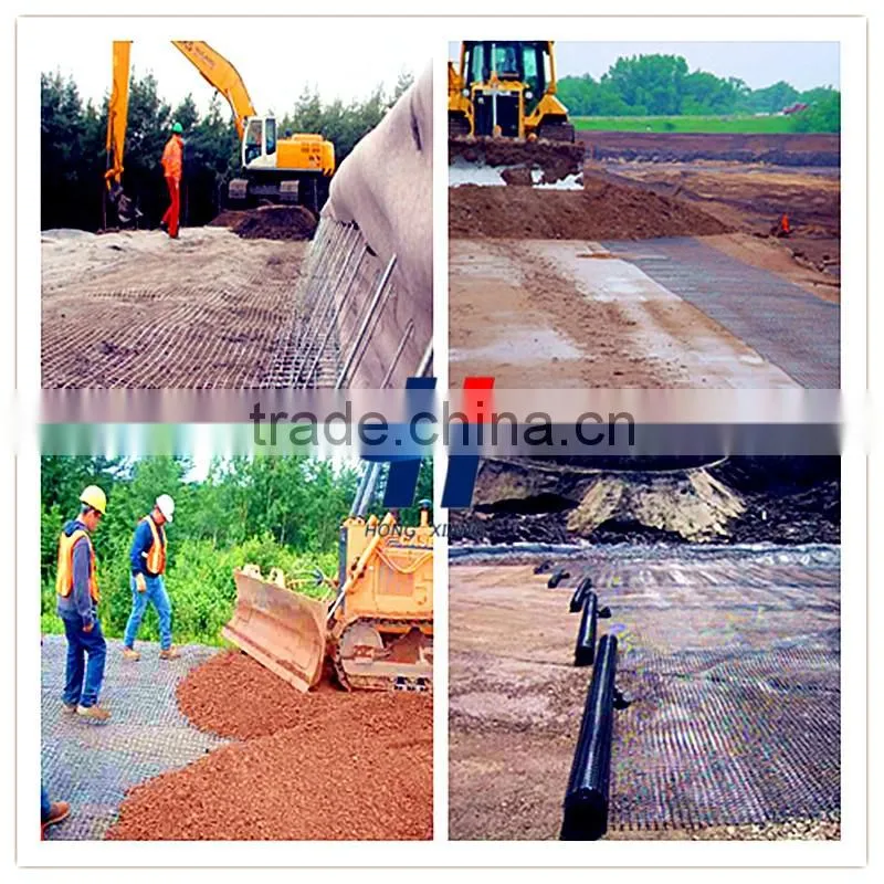 Erosion control Steel plastic geogrid / reinforcement /Biaxial Steel-plastic Sticking-welding Geogrids