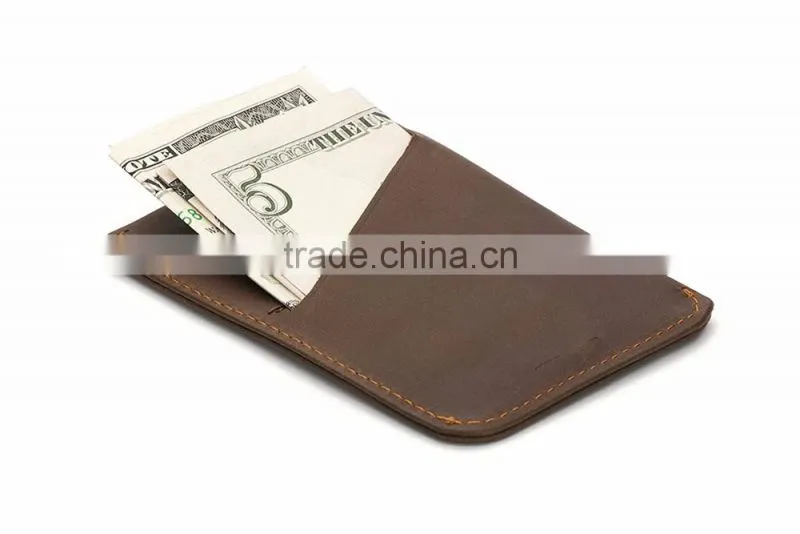 Leather Card Sleeve Wallet