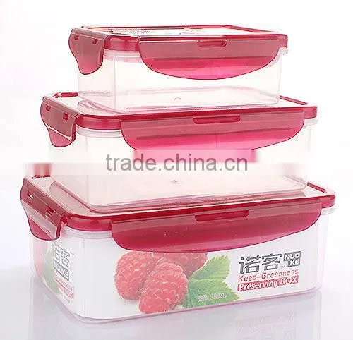 color plastic Plastic Container Set food box