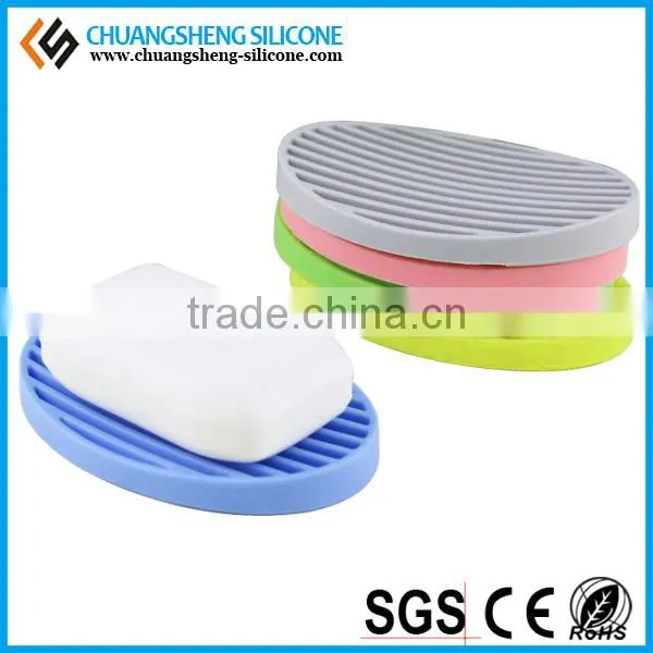 Eco-friendly silicone soap dish case