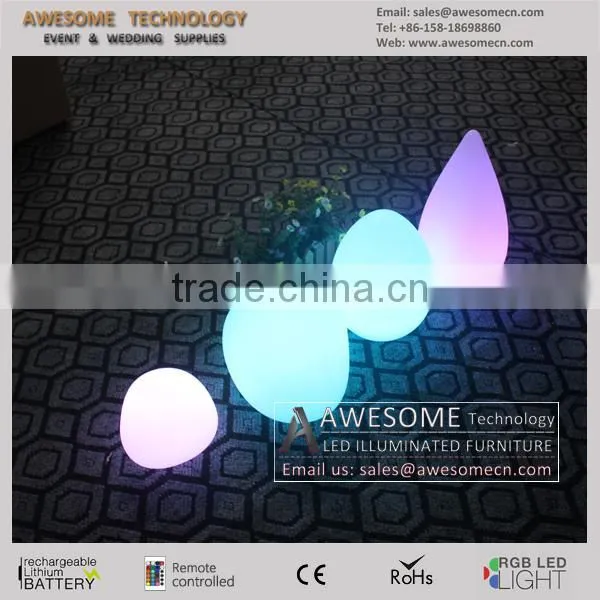 color changeable led cube wall / glow colored wall with decorative cubes