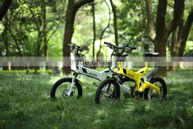 20 inch electric folding bike mountain electric bike full suspension mountain electric bike