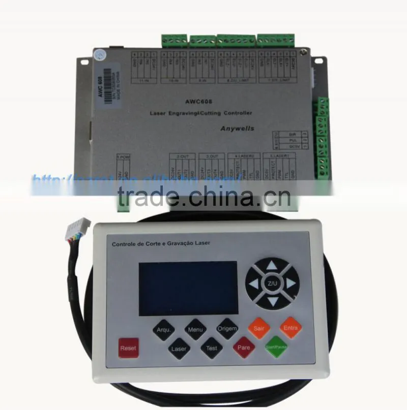 4 axis controller for co2 laser cutting and engraving machine
