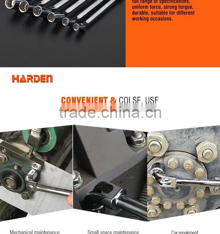 double socket wrench Chrome Vandium steel spanner wrench tool