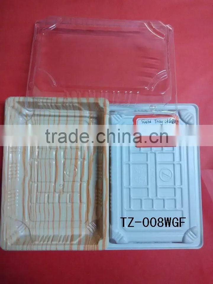 Disposable Plastic Sushi Packaging Trays