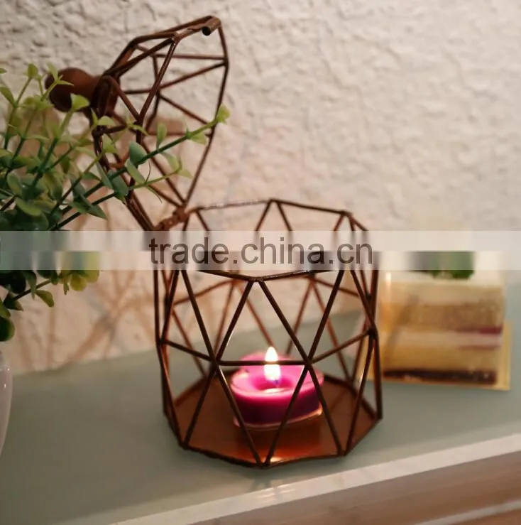 Candle cup iron ornaments