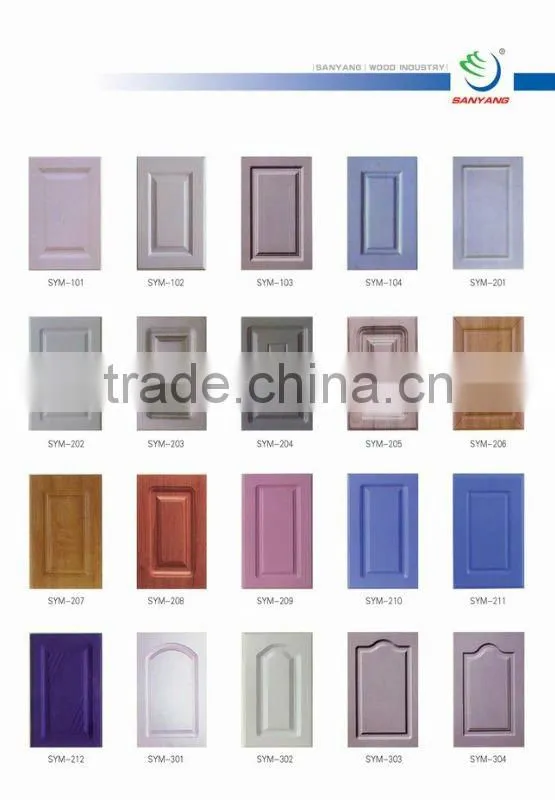 18mm PVC kitchen cabinet door