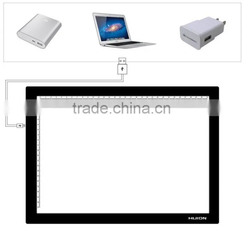 Huion L4S A4 Size available pad Design CE/FCC Certificate Slim Led Light Box