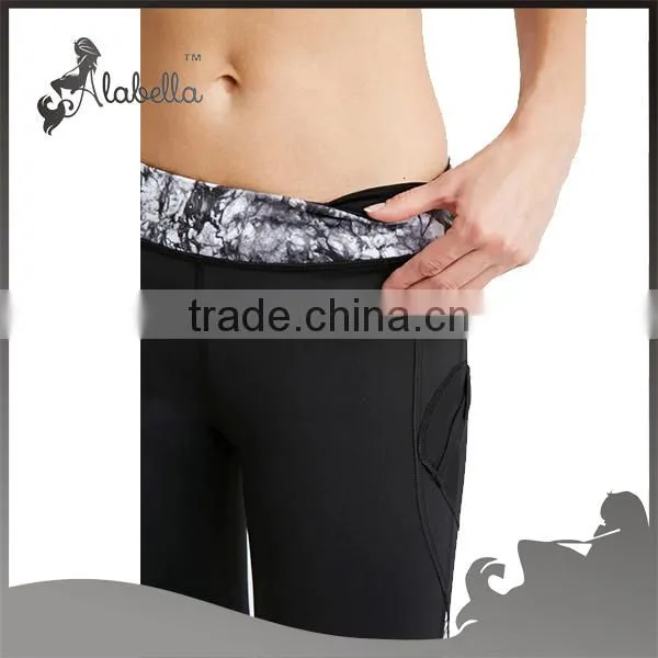 Ladies capri trousers with printed fabric Ladies trousers designs
