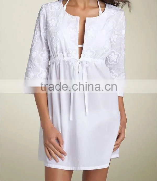 beautiful white summer top