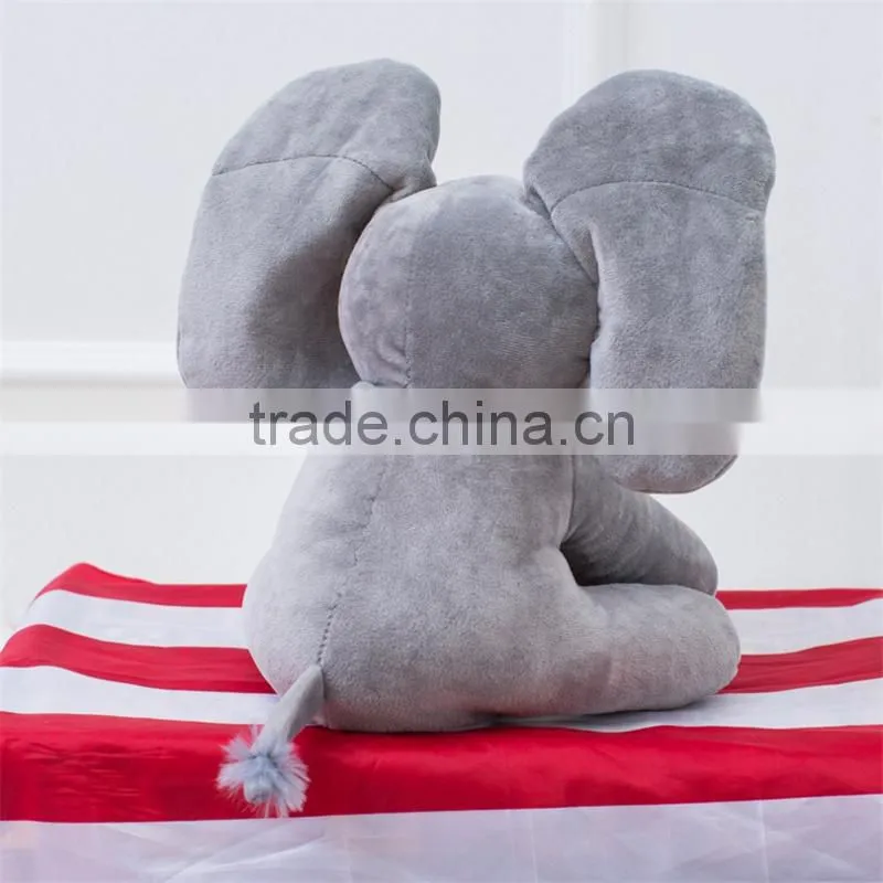 New arrivel t plush elephant electric musical elephant doll plush elephant with moving ear