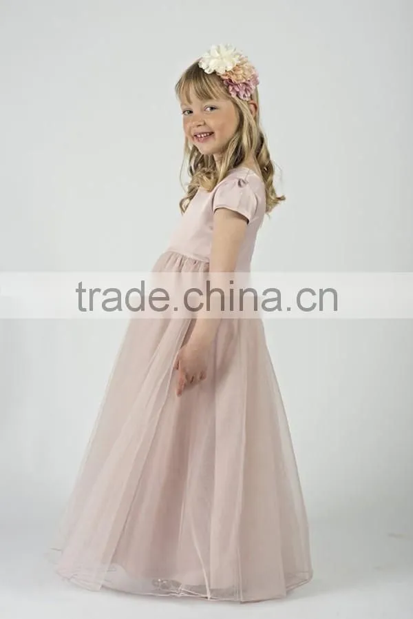 Hot Selling Girls' Dress Pictures New Style Designs Girls Modern Child Summer Party Tulle Dress Flower Girl Dress