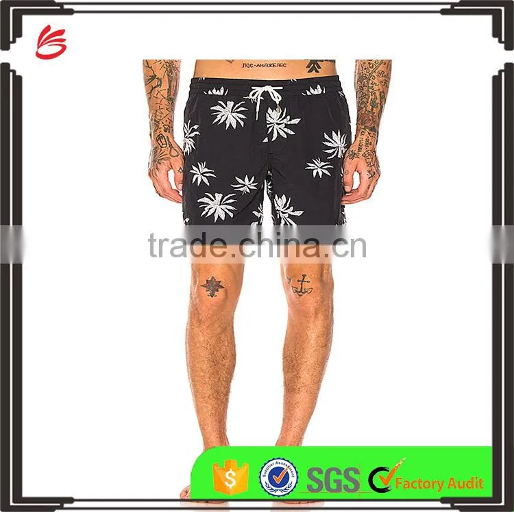2017sexy men swimming printed short man beachwear swim string short