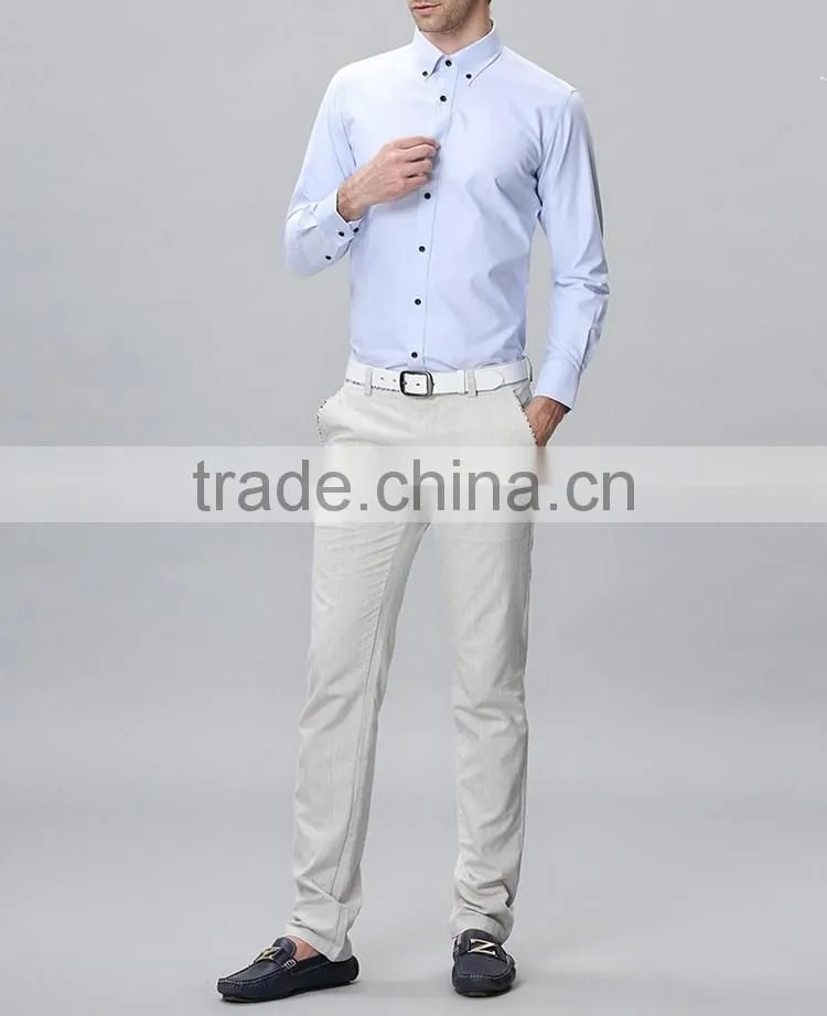Long sleeve fancy dress shirts for men official shirts for men