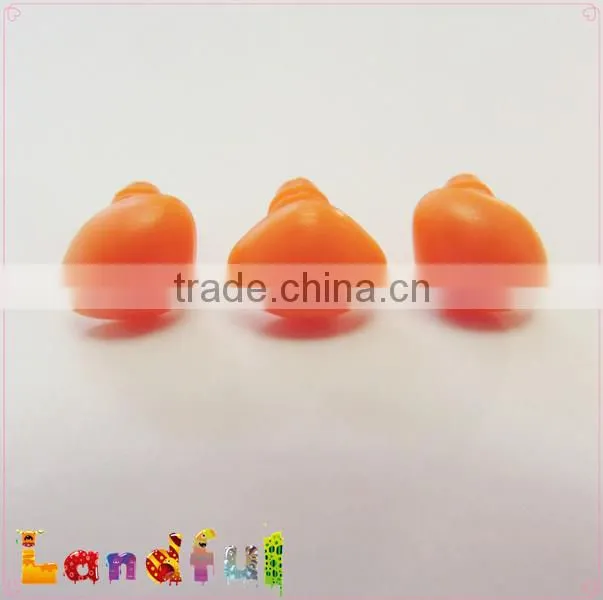 10mm Orange Triangle Nose Safety Plastic Nose Stuffed Cat Nose Craft Toy