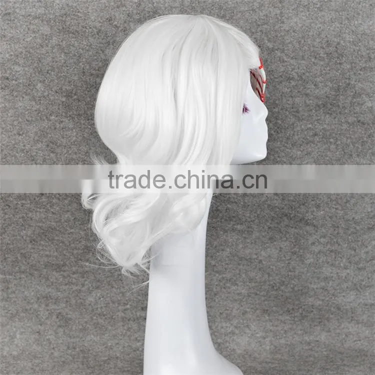 2016 Tokyo Ghoul Cospaly Wig Sliver High Quality Fashion Hair Wig Cosplay AD3025