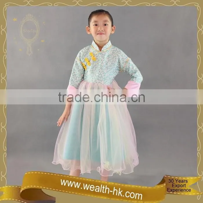 Chinese Dolls Style Girls Fancy Party dress